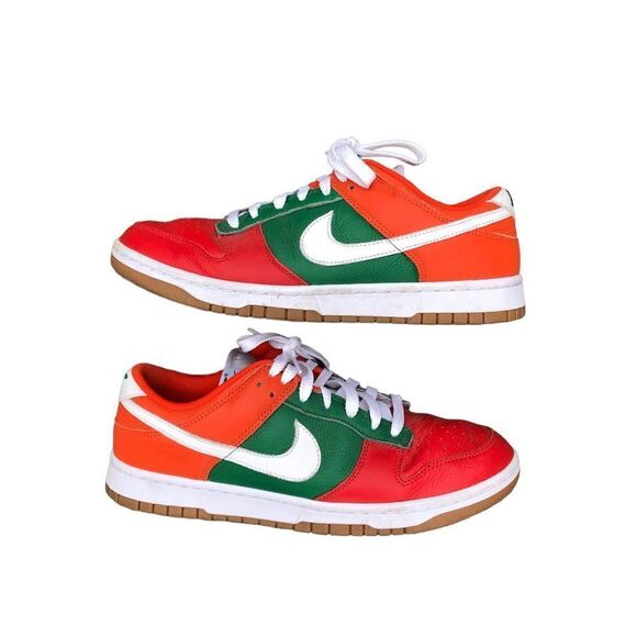 RARE 2021 Nike Dunk Low By You 'Christmas Green' Size 10 - Picture 12 of 14